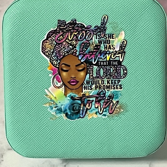 NWOT Handmade Portable Mini Jewelry Box Various Designs - Picture 8 of 12